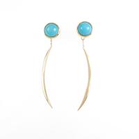 ヴァンドーム ターコイズピアス