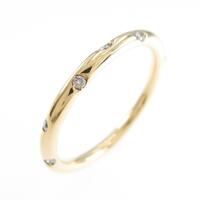 750YG ダイヤモンドリング