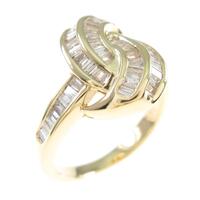 K18YG ダイヤモンドリング