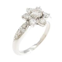 PT フラワー ダイヤモンドリング