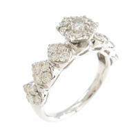 K18WG ダイヤモンドリング