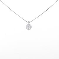 【新品】プラチナダイヤモンドネックレス 0．339ct・F・SI2・GOOD