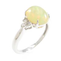 K18WG オパールリング