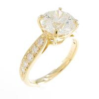 【リメイク】K18YG ダイヤモンドリング 2．221ct・I・SI2・3EXT