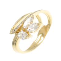 K18YG ダイヤモンドリング