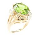 14KYG ペリドットリング