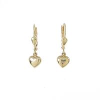 K18YG ハート ピアス