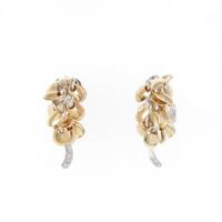 K14WG／K18PG／K18WG ダイヤモンドイヤリング