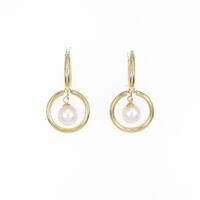 K18YG アコヤパールピアス