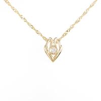 K18YG ダイヤモンドネックレス