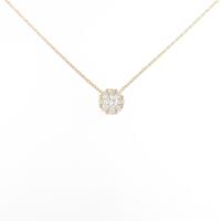 【リメイク】K18YG ダイヤモンドネックレス