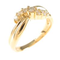 K18YG ダイヤモンドリング