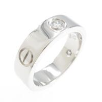 カルティエ ラブリング ハーフダイヤ