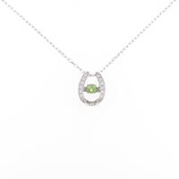 K18WG デマントイドガーネットネックレス