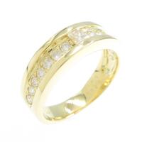 K18YG ダイヤモンドリング