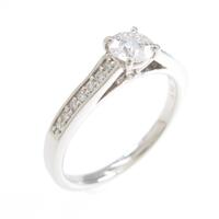 【リメイク】プラチナダイヤモンドリング 0．346ct・D・SI1・EXT