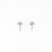 PT クロス ダイヤモンドイヤリング