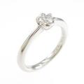 プラチナダイヤモンドリング 0．170ct・D・VVS1・3EXT H＆C
