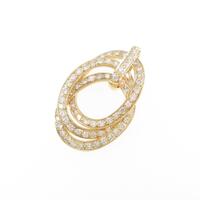 K18YG ダイヤモンドペンダント