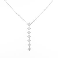 【リメイク】K18WG ダイヤモンドネックレス