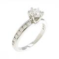 ティファニー ソリティア チャネルセッティング リング 0．45ct・E・VS1・3EXT