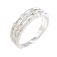 K18WG ダイヤモンドリング