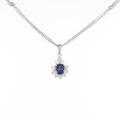 PT／K18WG サファイヤネックレス