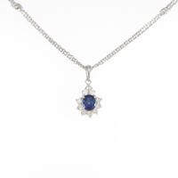 PT／K18WG サファイヤネックレス