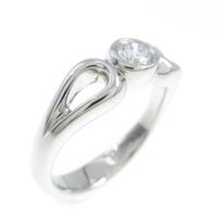 ティファニー ダブルオープンティアドロップ リング