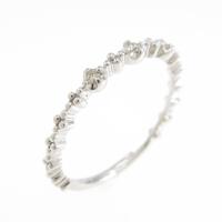 K18WG ダイヤモンドリング