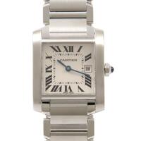 カルティエ W51011Q3 タンクフランセーズデイト クォーツ