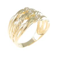 K18YG ダイヤモンドリング