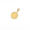 K18YG（枠）コイン ペンダント