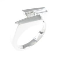 K18WG ダイヤモンドリング