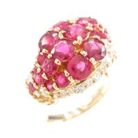 K18YG ルビーリング