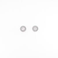 【リメイク】K18WG ダイヤモンドピアス