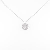 【リメイク】K18WG ダイヤモンドネックレス