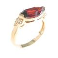 K18YG ガーネットリング