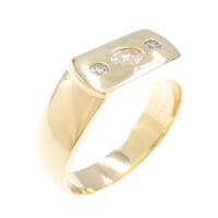 K18YG ダイヤモンドリング