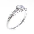 プラチナダイヤモンドリング 0．423ct・E・SI1・GOOD