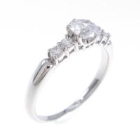 プラチナダイヤモンドリング 0．423ct・E・SI1・GOOD
