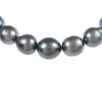 シルバークラスプ クロチョウパールネックレス