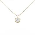 【新品】K18YGダイヤモンドネックレス 0．224ct・E・SI2・GOOD