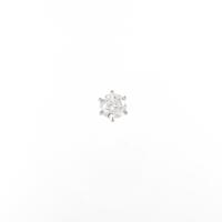 プラチナダイヤモンドピアス 片耳 0．405ct・G・I1・VG