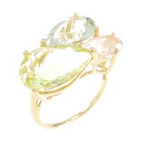 18KYG クオーツリング