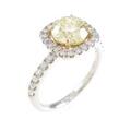 【リメイク】K18YG／プラチナダイヤモンドリング 1．179ct・LY・VS1・3EXT H＆C