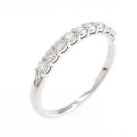 ティファニー ハーフサークル シェアドプロングセッティング リング