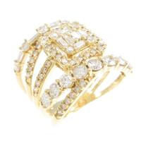 K18YG ダイヤモンドリング