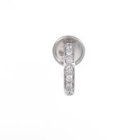 ポメラート ダイヤモンドイヤリング 片耳