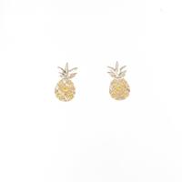 ポンテヴェキオ パイナップル サファイヤピアス